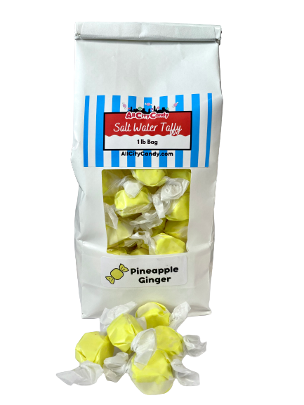 Pineapple Ginger Taffy. For fresh candy and great service, visit www.allcitycandy.com