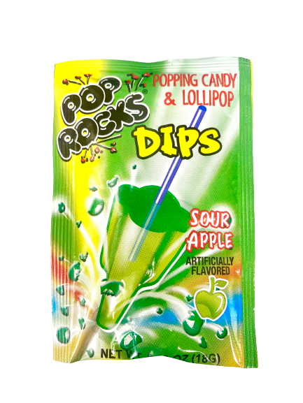 Pop Rocks Dips Sour Apple - All City Candy