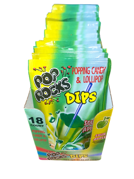 Pop Rocks Dips Sour Apple - All City Candy