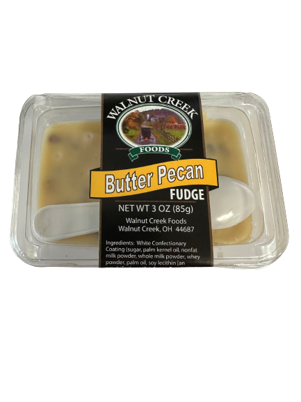 Walnut Creek Butter Pecan Fudge Cup 3 oz.