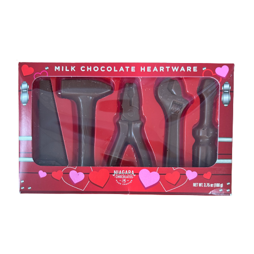 Milk Chocolate Heartware Tool Kit 3.75 oz - For fresh candy and great customer service, visit www.allcitycandy.com