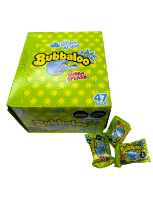 Bubbaloo Mora Acida Sour Blueberry 47 piece Box