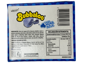 Bubbaloo Mora Azul Blueberry Chewing Gum