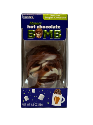 Frankford Mummy Hot Chocolate Bomb 1.6 oz.  - For fresh candy and great service, visit www.allcitycandy.com