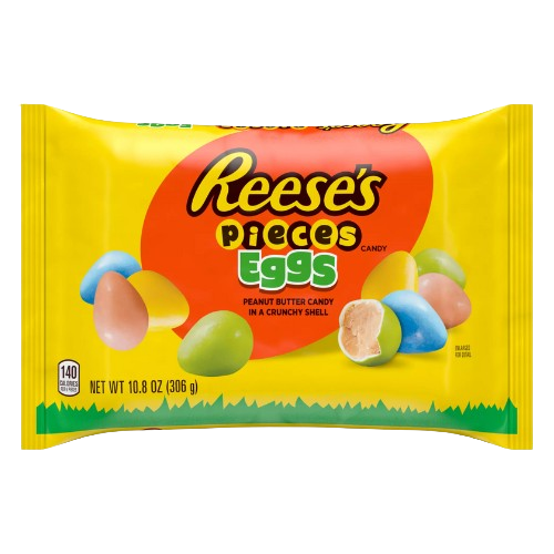 Reese's Pieces Peanut Butter Pastel Eggs 10.8 oz. Bag - Visit www.allcitycandy.com for great candy and delicious treats!