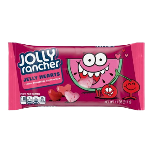 All City Candy Jolly Rancher Valentine Jelly Hearts - 11-oz. 1 Bag Hershey's For fresh candy and great service, visit www.allcitycandy.com