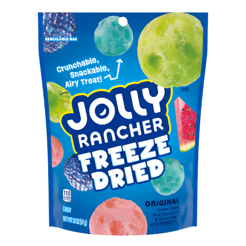 Jolly Rancher Freeze Dried Original Flavors 3.1 oz. Bag - Visit www.allcitycandy.com for great candy and delicious treats!