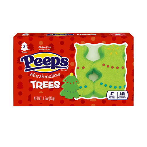 All City Candy Just Born Christmas Peeps - 1.5 oz pack - For fresh candy and great service, visit www.allcitycandy.com