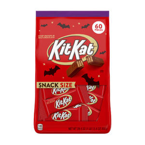 All City Candy Kit Kat Halloween Snack Size 60 piece 29.4 oz. Bag-For fresh candy and great service, visit www.allcitycandy.com
