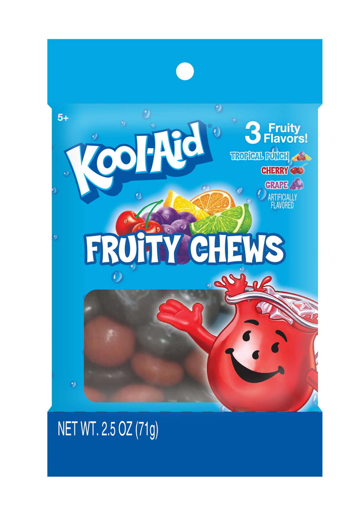 Kool-Aid Fruity Chews 2.5 oz. Bag - For fresh candy and great service, visit www.allcitycandy.com