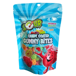 Kool-Aid Sour Candy Coated Gummy Bites 5.5 oz. Bag - Visit www.allcitycandy.com for great service and delicious treats! 