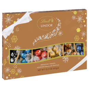 Lindt Lindor Deluxe Assorted Truffle Gift Box 15.2 oz.