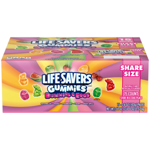 Lifesavers Easter Gummies Bunnies & Eggs 3.6 oz. Share Size Bag