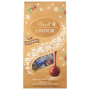 Lindt Lindor Holiday Assorted Truffles 8.5 oz. Bag