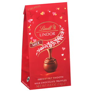 Lindt Lindor Milk Chocolate Truffles Mini Valentine Gift Bag .8 oz.