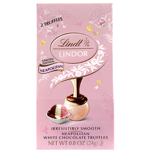 Lindt Lindor Neapolitan Truffle 0.8 oz. Bag - Visit www.allcitycandy.com for great candy, service and delicious treats.