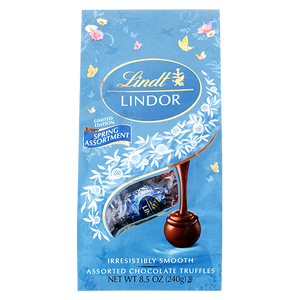 Lindt Lindor Spring Assortment Truffles 8.5 oz. Bag - Visit www.allcitycandy.com for great candy, service and delicious treats.
