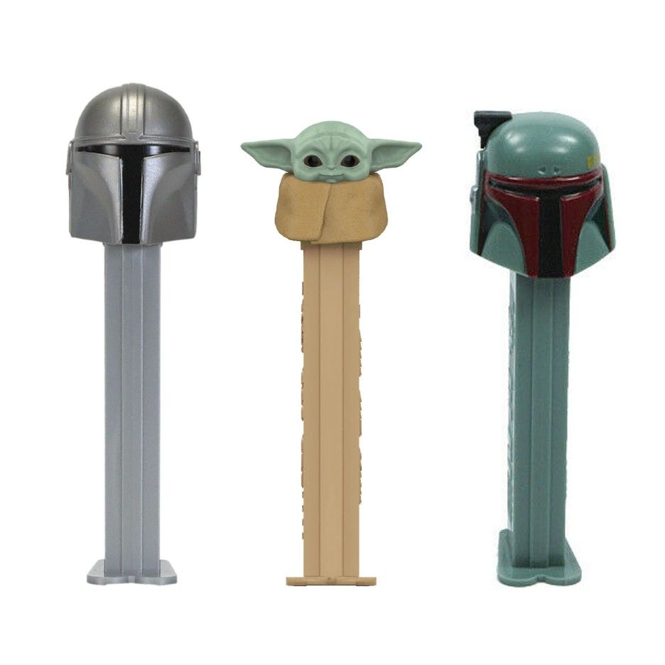 All City Candy PEZ - Mandalorian Assortment - Blister Pack Novelty PEZ Candy For fresh candy and great service, visit www.allcitycandy.com