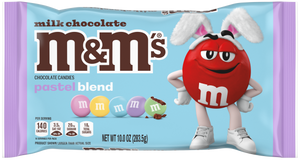 M&M's Milk Chocolate Candies Easter Pastel Colors - 10-oz. Bag