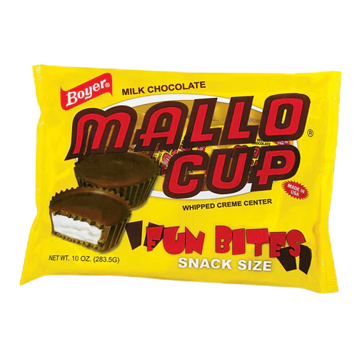 All City Candy Mallo Cup Fun Bites Snack Size - 10-oz. Bag Halloween Boyer Candy Company For fresh candy and great service, visit www.allcitycandy.com