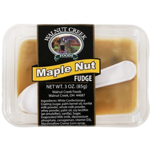 All City Candy Walnut Creek Maple Nut Fudge Cup 3 oz. Fudge Walnut Creek Foods For fresh candy and great service, visit www.allcitycandy.com