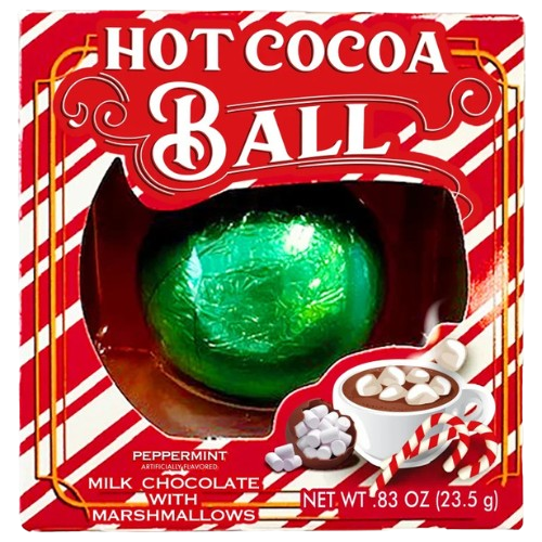 Albert's Peppermint Hot Cocoa Ball 0.83 oz. Box - Discover www.allcitycandy.com for bulk candy, chocolates, gummies & seasonal sweets. Perfect for parties, gifts & everyday treats—shop your favorites now!