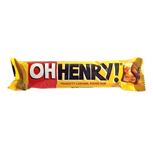 Oh Henry! Chocolate Bar 1.5 oz. - Discover www.allcitycandy.com for bulk candy, chocolates, gummies & seasonal sweets. Perfect for parties, gifts & everyday treats—shop your favorites now!