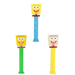 All City Candy PEZ SpongeBob SquarePants Collection Candy Dispenser PEZ Candy For fresh candy and great service, visit www.allcitycandy.com