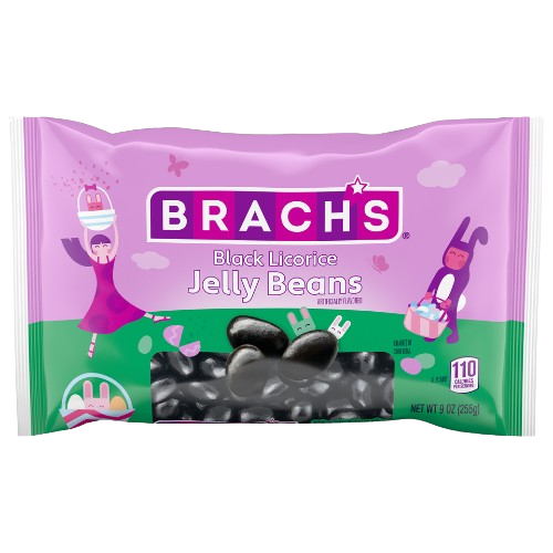 All City Candy Brach's Black Jelly Beans 14.5 oz Bag Brach's Confections (Ferrara) For fresh candy and great service, visit www.allcitycandy.com