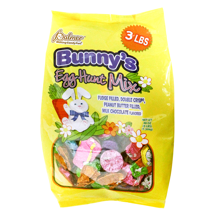 For fresh candy and great service, visit www.allcitycandy.com - Palmer Bunny Egg Hunt Mix 48 oz. Bag