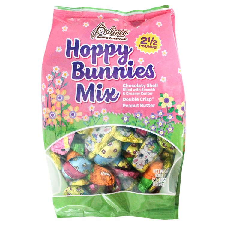 For fresh candy and great service, visit www.allcitycandy.com - Palmer Hoppy Bunnies Mix 40 oz. Bag