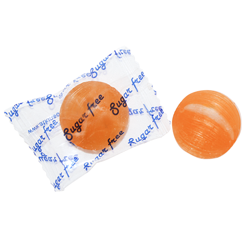 Atkinson's Sugar Free Peach Button 2 lb. Bulk Bag - Visit www.allcitycandy.com for great candy, service and delicious treats.