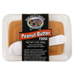 All City Candy Walnut Creek Peanut Butter Fudge Cup 3 oz. Fudge Walnut Creek Foods For fresh candy and great service, visit www.allcitycandy.com