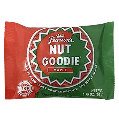 Pearson's Nut Goodies Candy Bar 1.75 oz. - Visit www.allcitycandy.com for great candy, service and delicious treats.
