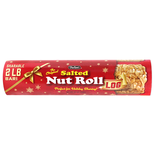 Pearsons Giant Salted Nut Roll Log 2 lb. Tube