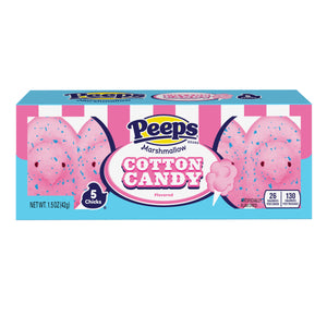Peeps Cotton Candy Flavored Marshmallow Chicks 1.5 oz.