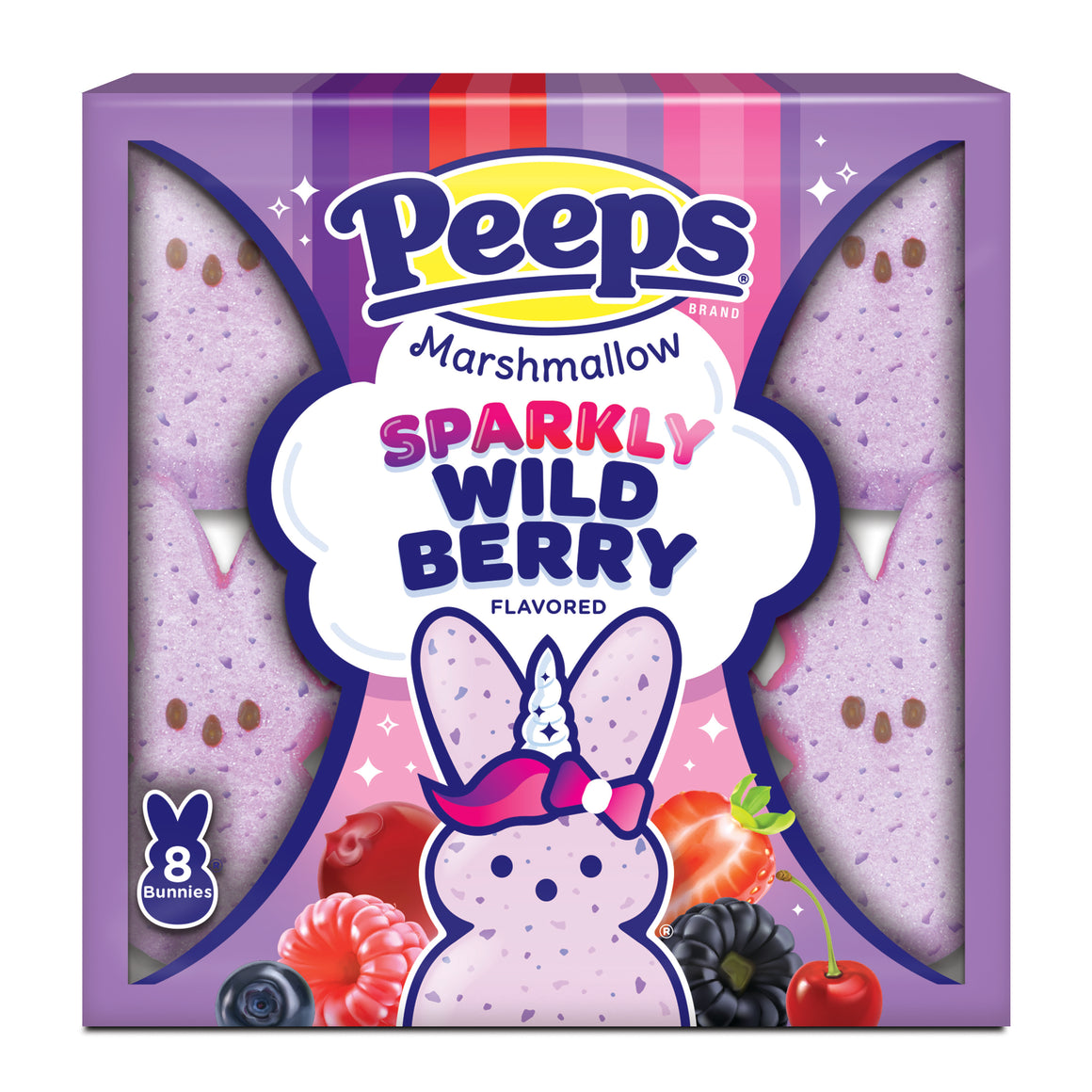 Peeps Sparkly Wild Berry Bunnies