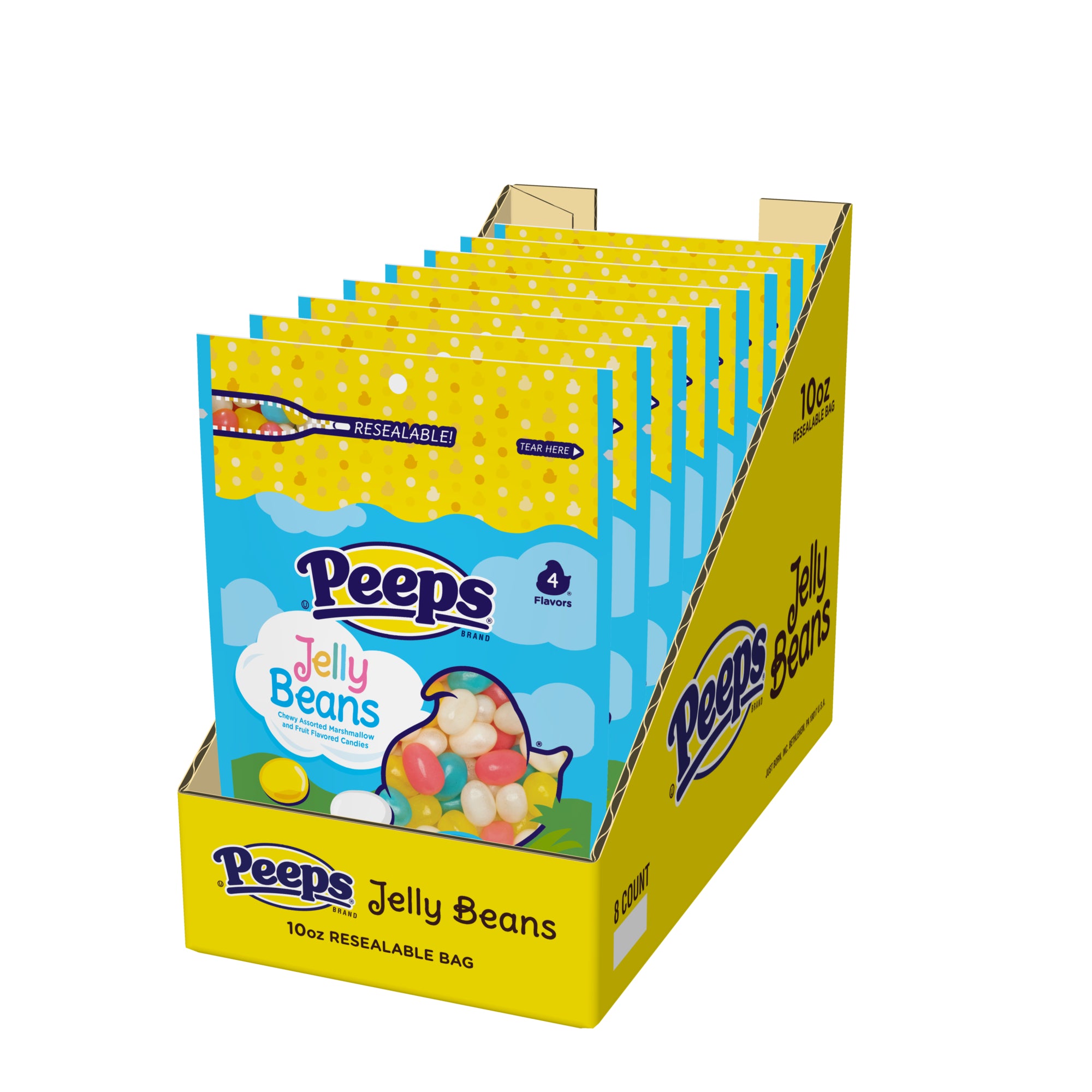 All City Candy Peeps Jelly Beans 10 oz. Bag Just Born Inc. For fresh candy and great service, visit www.allcitycandy.com