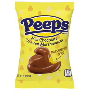 Peeps Milk Chocolate Covered Marshmallow Chick 1 oz.