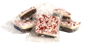 Waggoner Wrapped Mini Peppermint Bark 1 lb. Box - For fresh candy and great service, visit www.allcitycandy.com