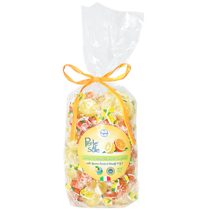 Perle di Sole Lemon and Orange Drops 1 lb. Bag - Visit www.allcitycandy.com for great candy, service and delicious treats.