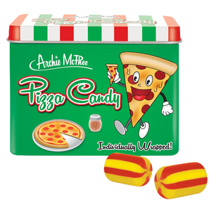 Archie McPhee Pizza Candy 2.5 oz. Tin