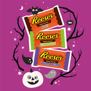 Reese's Halloween Assorted Snack Size Shapes 9 oz. Bag