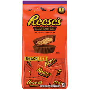 All City Candy Reese's Halloween Peanut Butter Cup Snack Size 30.25 oz. Bag- For fresh candy and great service, visit www.allcitycandy.com
