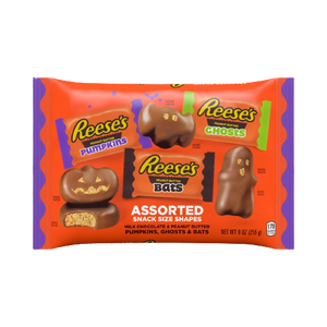 Reese's Halloween Assorted Snack Size Shapes 9 oz. Bag