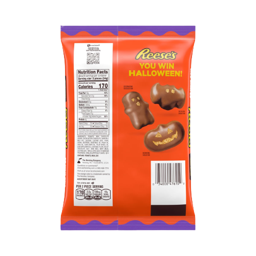 Reese's Halloween Assorted Snack Size Shapes 9 oz. Bag