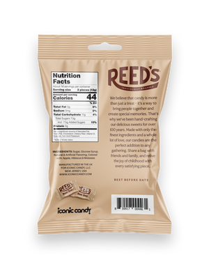 Reed's Wrapped Root Beer Hard Candy 6.25 oz. Bag