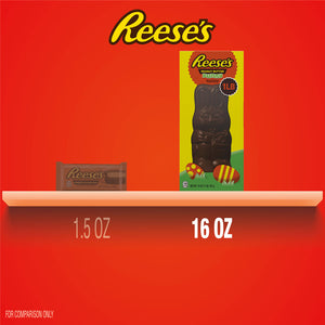 Reese's Peanut Butter Filled Giant Chocolate Bunny 1 LB