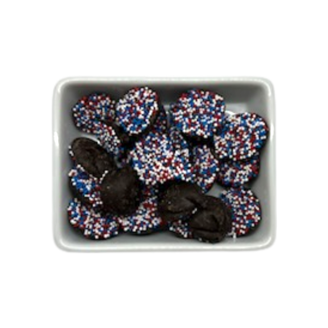 Candy With Rep Packet Reppert's Dark Chocolate Patriotic Nonpareils 2 lb Bulk Bag - All City ...
