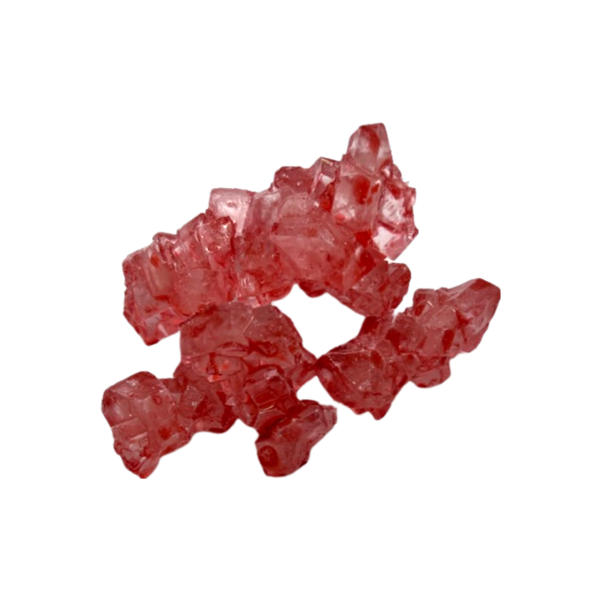 Rose's Brand Strawberry Rock Candy on a String 1 lb. Bulk Bag All